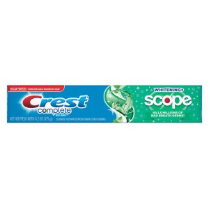 Зубная паста Crest Complete Multi-Benefit Whitening Scope Minty Fresh Striped Отбеливающая 175 г
