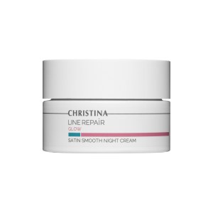 Ночной крем для лица Christina Line Repair Glow Satin Smooth Night Cream Гладкость сатина 50 мл (CHR906)
