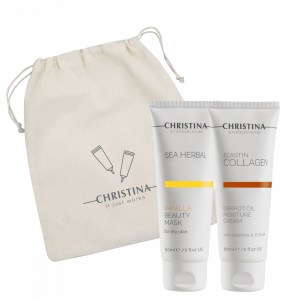 Зимний набор Christina Winter Kit Увлажнение и питание для сухой кожи (60 мл + 60 мл) 