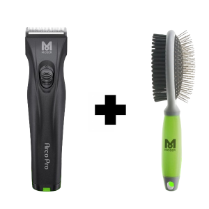 Акционный набор машинка Moser Arco Pro 1876-0063 + двухсторонняя щетка для животных Moser 2999-7025 (1876-0063 A)