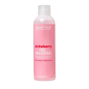 Средство для снятия гель-лака Jerden Proff Gel Remover клубника со сливками 200 мл