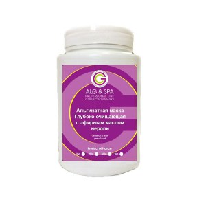 Альгинатная маска Alg & Spa глубоко очищающая с эфирным маслом нероли 200 г