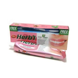 Зубная паста со щеткой Dabur Herb’L Для чувствительных зубов 150 г (6291069711721)