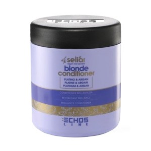 Кондиционер Echosline Seliar Blond Conditioner с микрочастицами платины и аргановым маслом 1000 мл