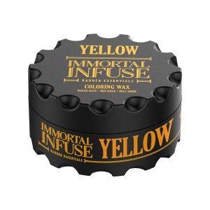 Желтый цветной воск для волос Immortal Yellow coloring wax 100 мл
