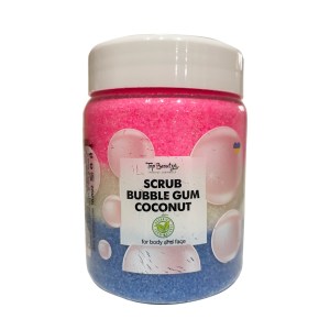 Скраб для лица и тела Top Beauty Bubble Gum с ароматом жвачки и кокосовым маслом 250 мл