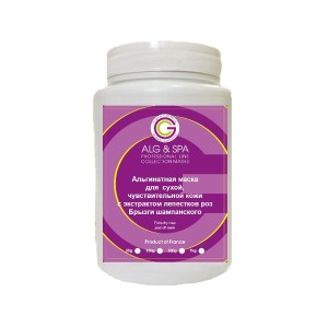 Альгинатная маска Alg & Spa для сухой и чувствительной кожи с экстрактом лепестков роз 200 г