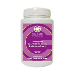 Шейкерная Альгинатная маска Alg & Spa клубничный мусс 200 г (3037000720208)