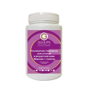 Альгинатная маска Alg & Spa морковь + глюкоза антиоксидантная для усталой и возрастной кожи 200 г