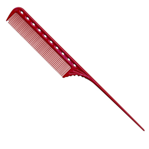Гребень Y.S.Park YS 101 Tail Comb с хвостиком красный