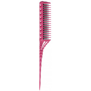 Гребень Y.S.Park 150 Tail Combs Pink 218 мм
