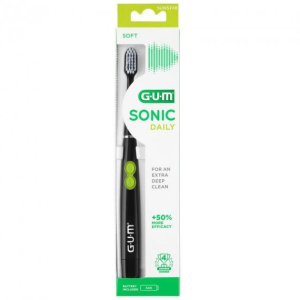 Электрическая зубная щетка G.U.M ActiVital Sonic Daily мягкая черная