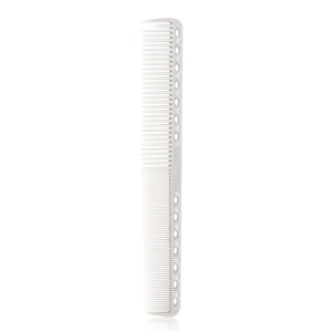 Расческа для стрижки Kalipso Professional Hair Combs Static Free комбинированная белая 18 см