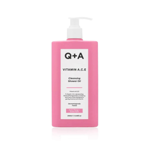 Витаминизированное масло Q+A Vitamin A.C.E Cleansing Shower Oil для душа 250 мл