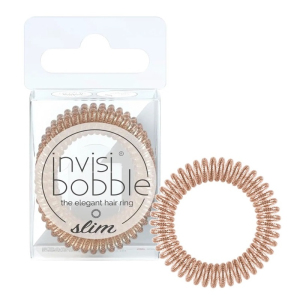 Резинка-браслет для волос Invisibobble Slim Of Bronze And Beads 3 шт