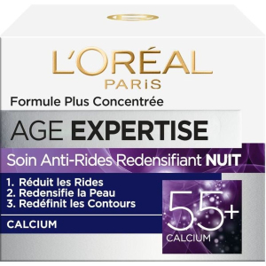 Восстанавливающий ночной крем для лица L’Oréal Paris Age Expertise Night 55+ с кальцием 50 мл