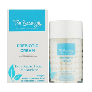 Увлажняющий крем для лица Top Beauty Prebiotic Cream экстрауспокаивающий с пребиотиком 100 мл