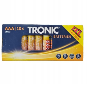 Щелочные батарейки Tronic LR3 AAА 1.5V 10 шт