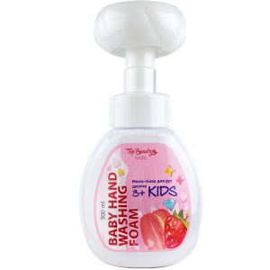 Детское мыло-пенка для рук Top Beauty Baby Hand Washing Foam 3 + Клубничный макарон 300 мл