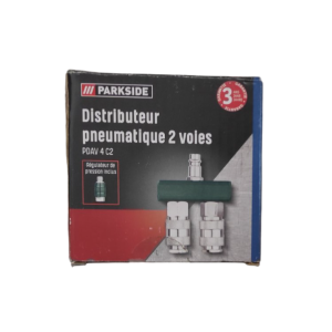 Пневматический распределитель сжатого воздуха Parkside PDAV 4 C2 2-ходовой + регулятор давления