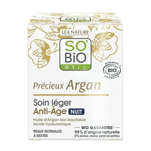 Ночной крем для лица So’Bio Etic Precieux Argan Anti-Aging Night Cream антивозрастной 50 мл