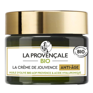 Антивіковий крем для обличчя La Provencale Bio La Creme de Jouvence Anti-Age з органічною оливковою олією та гіалуроновою кислотою 50 мл