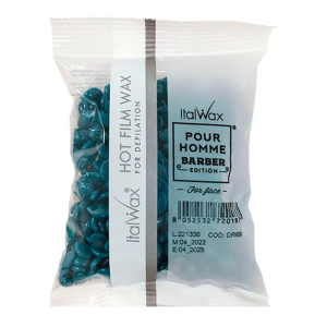 Горячий пленочный воск в гранулах ItalWax Pour Homme Barber Edition мужской для лица 100 г