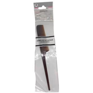 Расческа Modelite Demelage & Coiffage со шпикулем коричневая 19 см