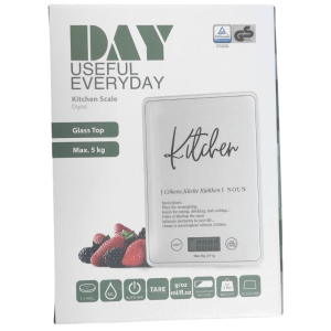 Цифровые кухонные весы Day Useful Everyday Kitchen Scale Digital белые 5 кг