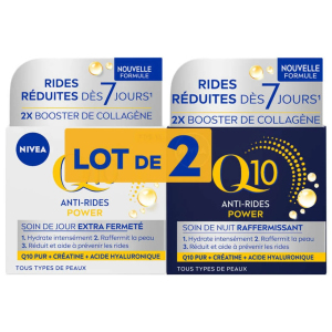 Набор NIVEA Q10 Day and Night Cream Wrinkle Reducer Face Care (50 мл+50 мл)