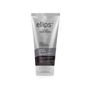 Маска для волос Ellips Vitamin Hair Mask Silky Black Шелковая Ночь с Про-Кератиновым комплексом 120 г
