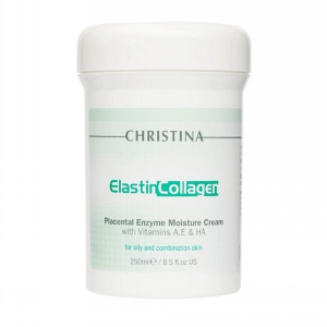 Крем Christina Elastin Collagen Placental Enzyme Moisture Cream эластин коллаген с плацентой 250 мл