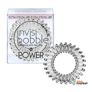 Резинка-браслет для волос Invisibobble Power Crystal clear