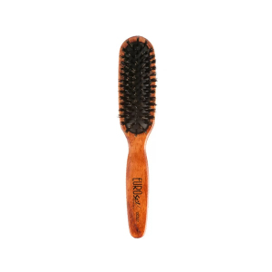 Щетка для волос Eurostil Oval деревянная с натуральной щетиной (00327)