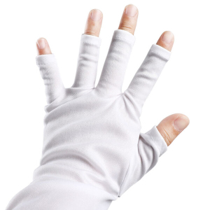 Перчатки для защиты рук от УФ-лучей для маникюра