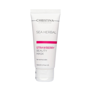Клубничная маска Christina Sea Herbal Beauty Mask Strawberry для нормальной кожи 60 мл