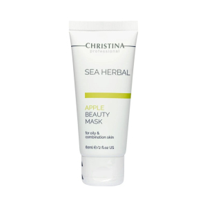 Яблочная маска Christina Sea Herbal Beauty Mask Green Apple для жирной и комбинированной кожи 60 мл (7290100360583)