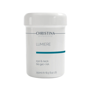Гель для кожи вокруг глаз Christina Eye & Neck Bio gel + HA Lumiere с гиалуриновой кислотой 250 мл
