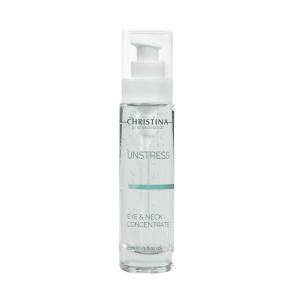 Концентрат для кожи вокруг глаз и шеи Christina Unstress Eye and Neck concetrate 30 мл (7290100367575)