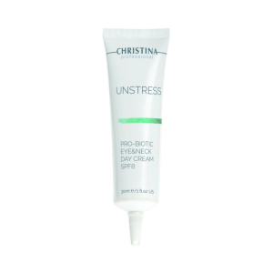 Дневной крем для кожи вокруг глаз и шеи Christina Unstress Probiotic day cream for eye and Neck «Пробиотик» 30 мл (7290100367612)