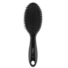 Щетка для укладки Eurostil Big Curvy Brush массажная черная (03202)