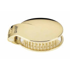 Складная расческа для волос Janeke Gold Folding Hair-Brush With Mirror с зеркалом