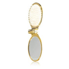 Складная расческа для волос Janeke Gold Folding Hair-Brush With Mirror с зеркалом