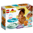 Конструктор LEGO Duplo My First Приключения в ванной: Красная панда на плоту 1,5+ 5 деталей (10964) 