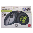 Поводок-рулетка Zoofari Laisse à Enrouleur à LED зеленый 5 м до 35 кг