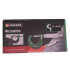Микрометр Parkside Micromètre U-образный 0-25 мм