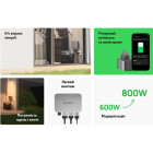Сетевой солнечный инвертор (on-grid) EcoFlow PowerStream Microinverter 800W (EFPowerStreamMI-EU-800W)