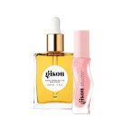 Подарочный набор Gisou Honey Gloss & Go Duo Gift Set (масло для волос 50 мл, масло для губ 8 мл)