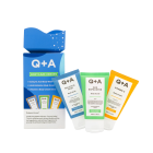 Подарочный набор Q+A Bodycare Heroes Gift Set для ухода за телом (гель 50 мл, скраб 50 мл, крем 50 мл)