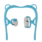 Массажер для шеи Multifunctional Neck Massager с 6 магнитными роликами голубой